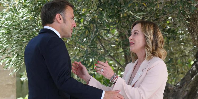 Meloni e Macron