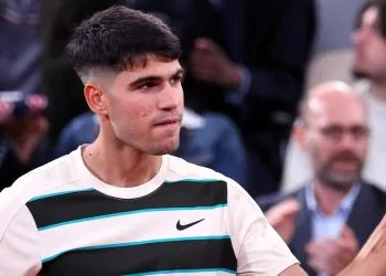 Carlos Alcaraz al Roland Garros 2025 (Foto ANSA)