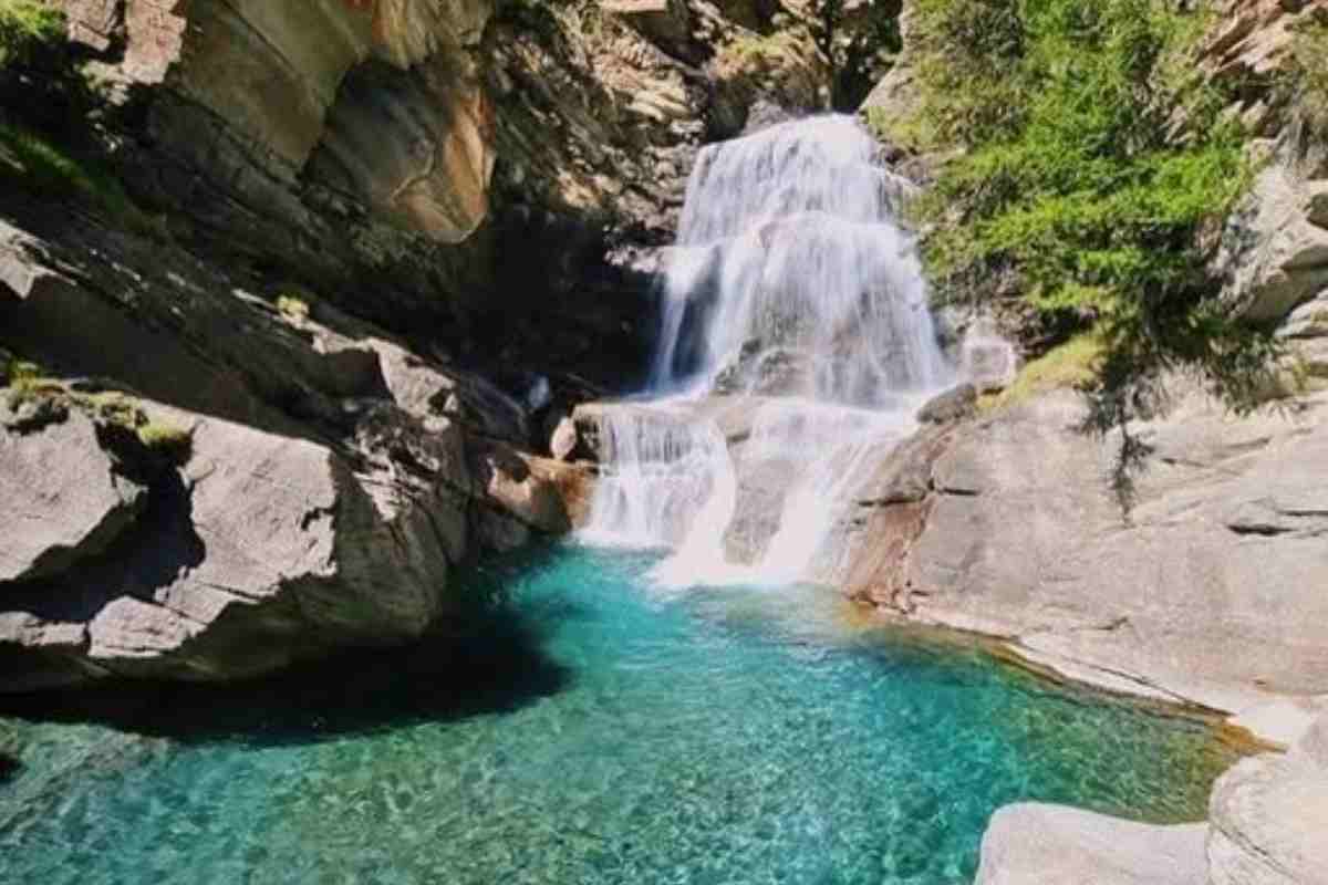 Cascata di Lillaz in Italia