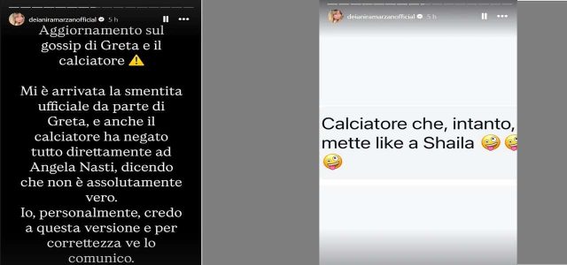 Il post di Deianira Marzano su Greta Rossetti e Shaila Gatta