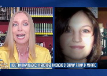 Elisabetta Cametti sul giallo di Garlasco (Foto: Porta a Porta)