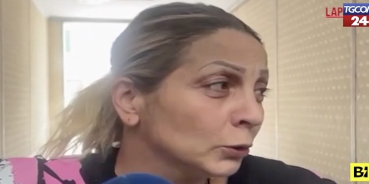 La madre di Martina Carbonaro (Foto: TgCom24)