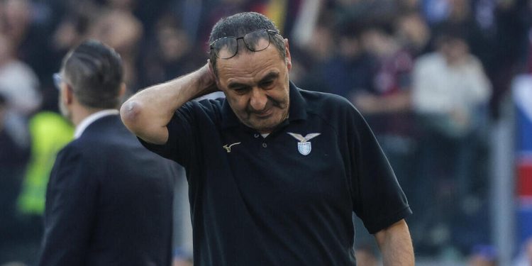 Maurizio Sarri pronto a tornare come allenatore della Lazio (Foto ANSA)
