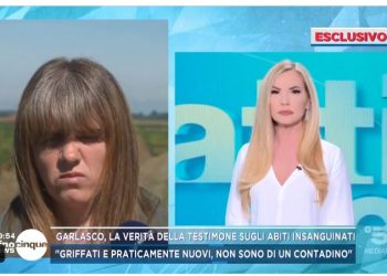 Garlasco, il giallo dei vestiti (Foto: Mattino5 News)