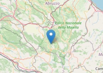 Terremoto Pescasseroli (AQ) 30 maggio 2025 (Foto INGV)