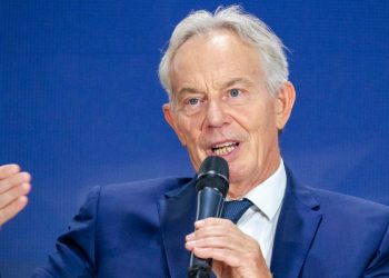 L'ex premier britannico laburista Tony Blair (Ansa)