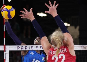 Un momento di Italia Usa alle Olimpiadi 2024 (Foto ANSA)