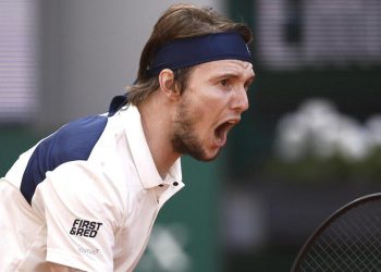 Alexander Bublik è ai quarti del Roland Garros 2025 (Foto ANSA)