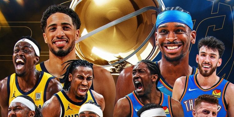 Il promo delle NBA FInals 2025 tra Oklahoma City e Indiana (da facebook.com/nba)