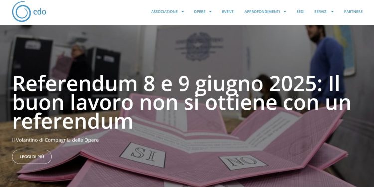 Volantino CDO Referendum 2025