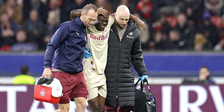 Karim Konate con il Salisburgo (Foto ANSA)