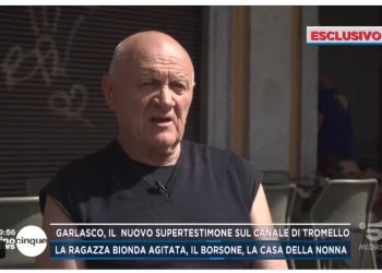 Gianni Bruscagini, Garlasco (Foto: Mattino 5)