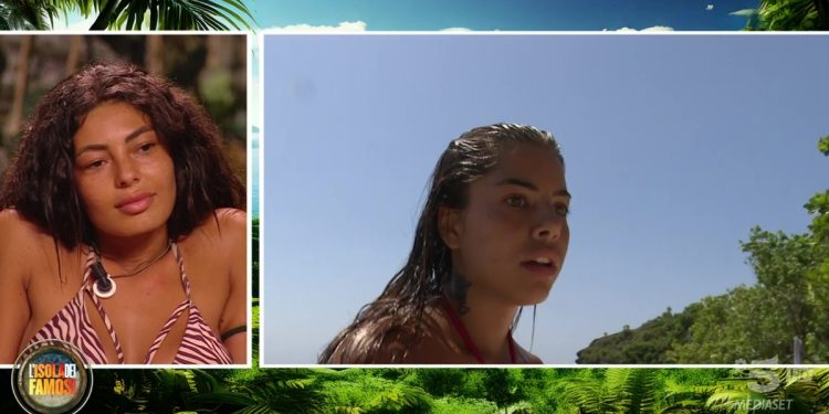 Jasmin Salvati e Chiara Balistreri, Isola dei Famosi 2025 (screen da TV)