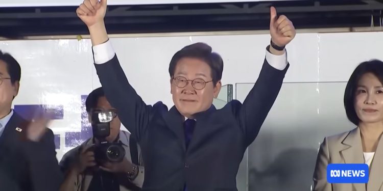 Lee, il nuovo presidente della Corea del Sud (Foto: screen da Youtube)