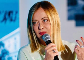 Meloni all'evento de La Verità