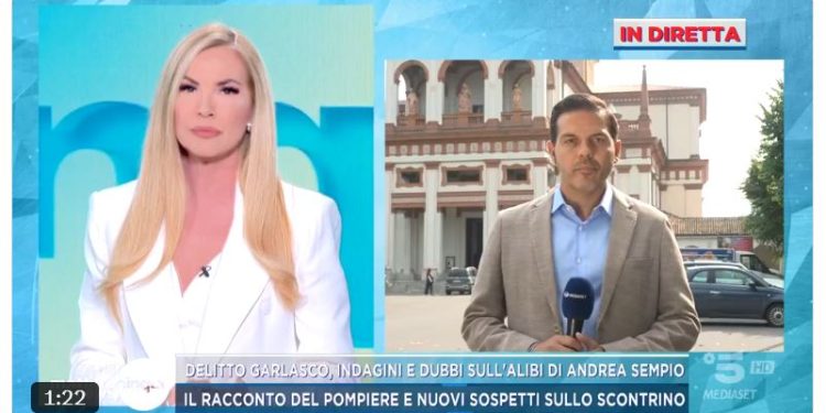 Garlasco, l'alibi di Andrea Sempio (Foto: Mattino 5 News)