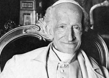 Papa Leone XIII nel 1887 (foto da Wikipedia)