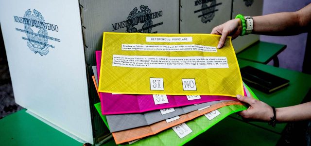 Schede Referendum 2025