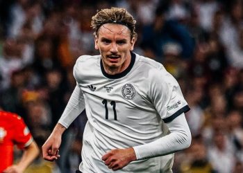 Nick Woltemade in azione con la Germania (da Facebook)