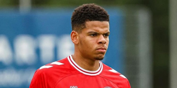 Wiliam Osula con la Danimarca U21 (da facebook.com/newcastleunited)