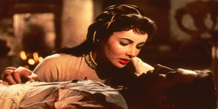 Elisabeth Taylor in Ivanhoe, film su Rete 4 (Foto Web)