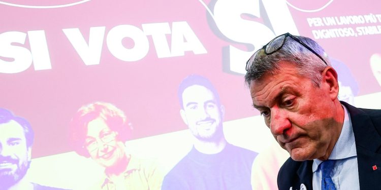 Landini, flop Referendum