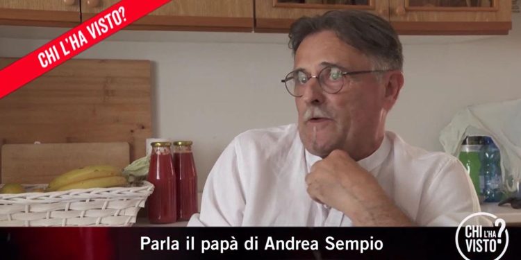 Il papà di Andrea Sempio (Foto: Chi l'ha visto)