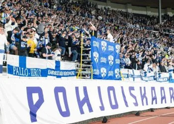 I tifosi della Finlandia (Foto ANSA)