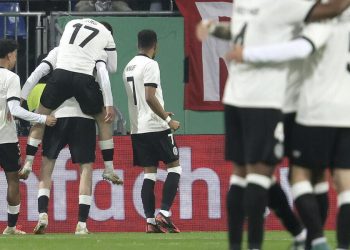 L'esultanza della Germania U21 (Foto ANSA)