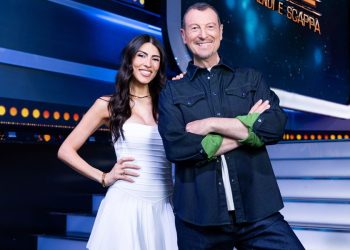 Giulia Salemi e Amadeus a The Cage