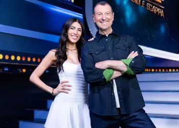 Giulia Salemi e Amadeus a The Cage