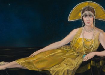 Alberto Martini, "Wally Toscanini" (pastello su carta, 1925, particolare)