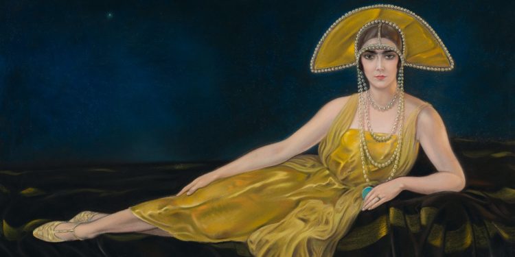 Alberto Martini, "Wally Toscanini" (pastello su carta, 1925, particolare)