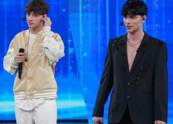 Luk3 e Trigno ad Amici 24 (collage)