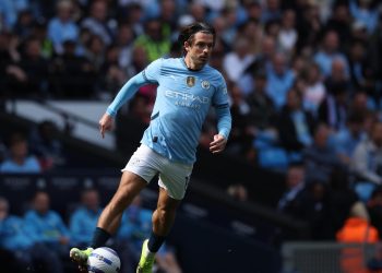 Grealish in azione con la maglia del Manchester City (ANSA)
