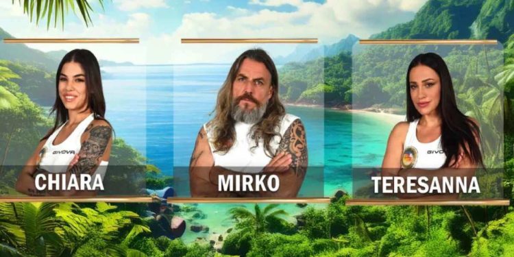 Nomination Isola dei Famosi 2025, Chiara, Mirko e Teresanna