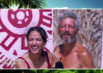 Omar Fantini e la compagna Zahra all'Isola dei Famosi 2025