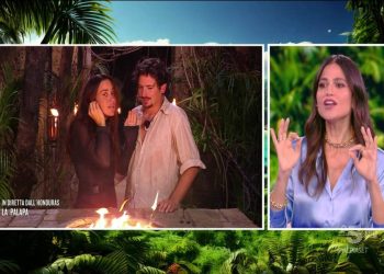 Teresanna Pugliese e il marito Giovanni Gentile all'Isola dei Famosi 2025. (Foto: Web)