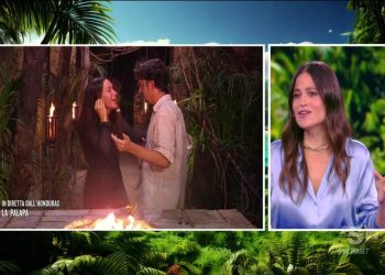 Teresanna Pugliese e il marito Giovanni Gentile all'Isola dei Famosi 2025. (Foto: Web)