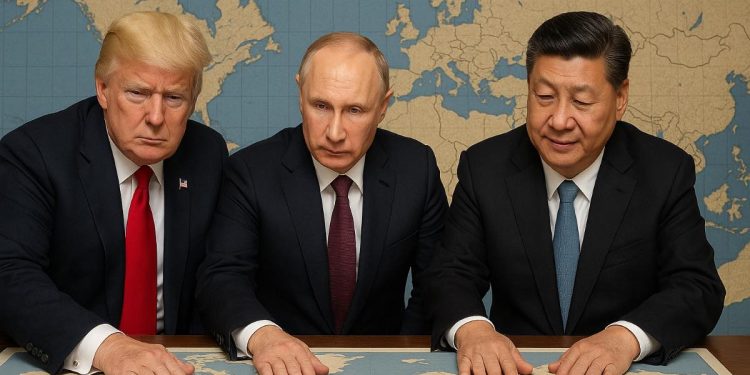 Trump, Putin e Xi Jinping
