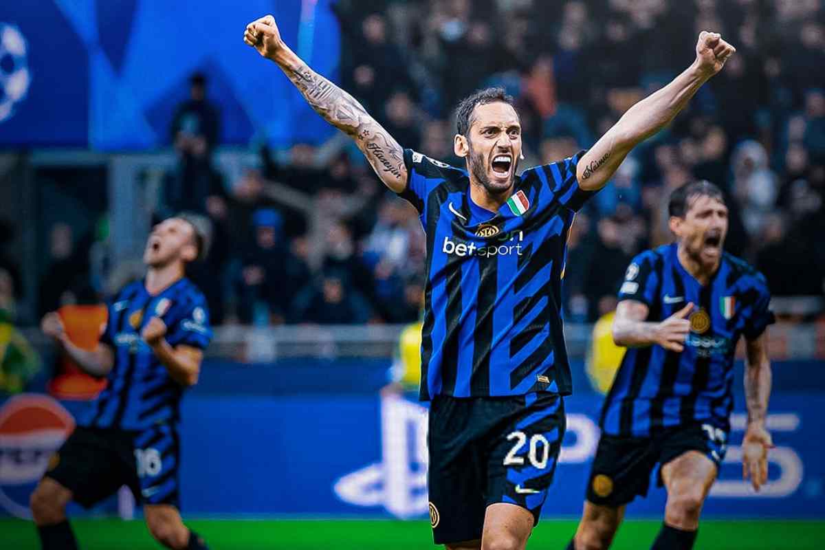 Calhanoglu  Inter addio 