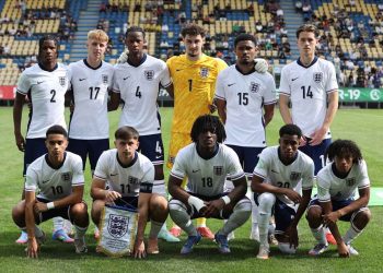 L'Inghilterra U21 agli Europei (da facebook.com/EnglandTeam)