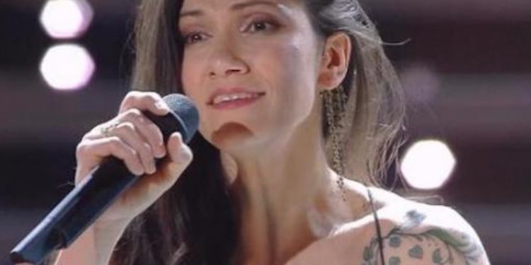 Elisa cantante (screen Rai1)