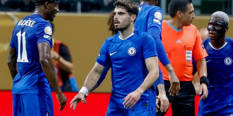 Noni Madueke e Pedro Neto con il Chelsea (Foto ANSA)