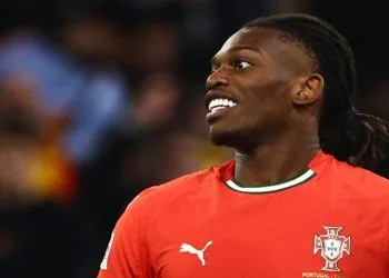 Rafael Leao col Portogallo in Nations League (Foto Ansa)