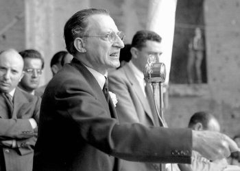 Alcide De Gasperi (1881-1954) (Ansa)