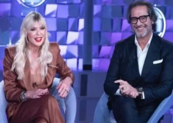 Matilde Brandi e il compagno Francesco Tafanelli. (Foto: Web)