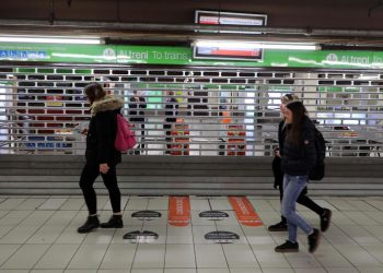 Metropolitana M2 Milano chiusa