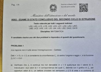 Problema matematica Maturità