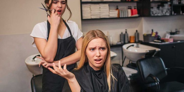 Risarcimento dal parrucchiere